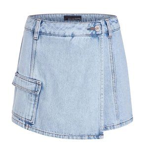 COPY - Short Skirt Denim Blue  - Q0311